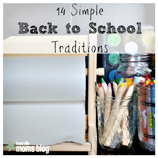 back to school traditions with logo