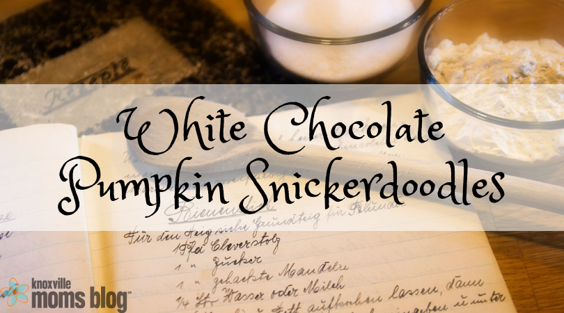 White Chocolate Pumpkin Snickerdoodles