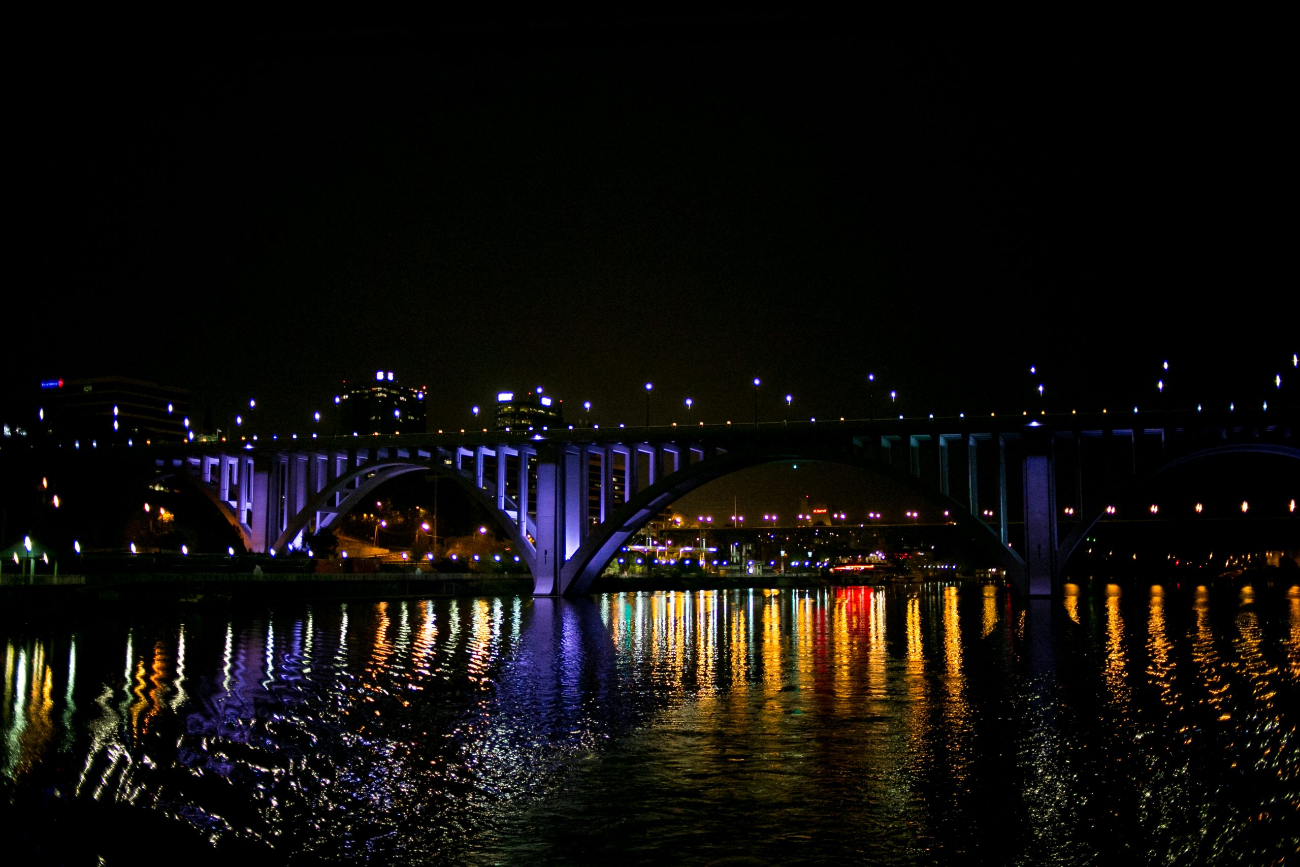 Henley Bridge at Night