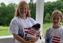 Kids’ Crafts: Hand-print Flag T-Shirts!