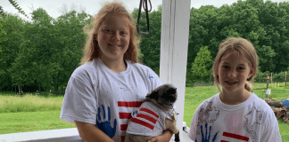 Kids’ Crafts: Hand-print Flag T-Shirts!