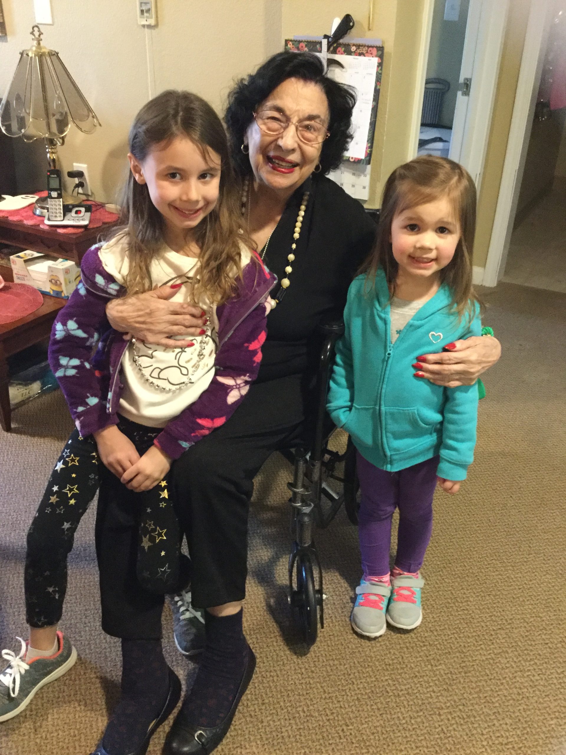 Nonna with girls
