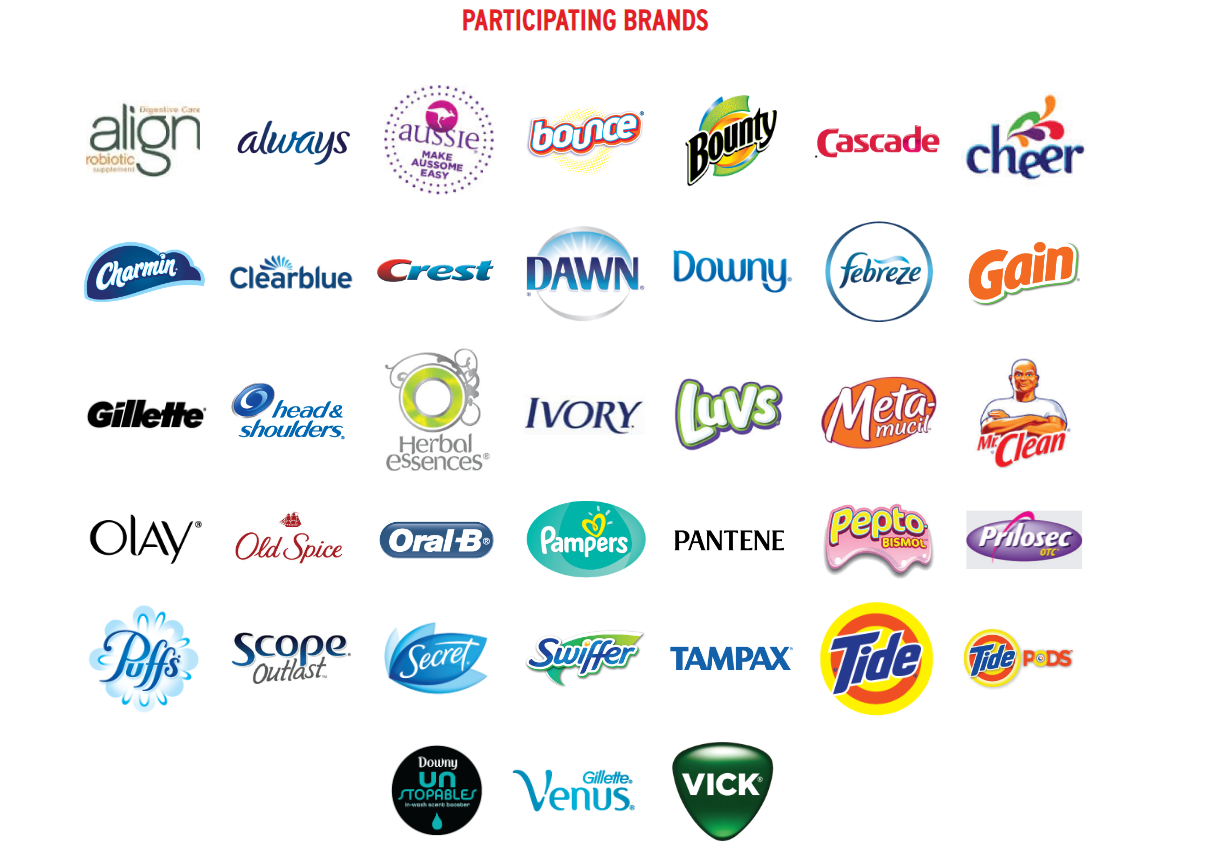 proctor and gamble brands