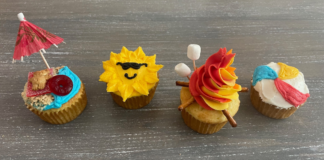 Easy Summer Themed Cupcakes