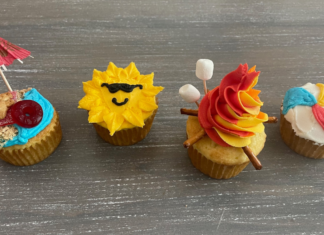 Easy Summer Themed Cupcakes