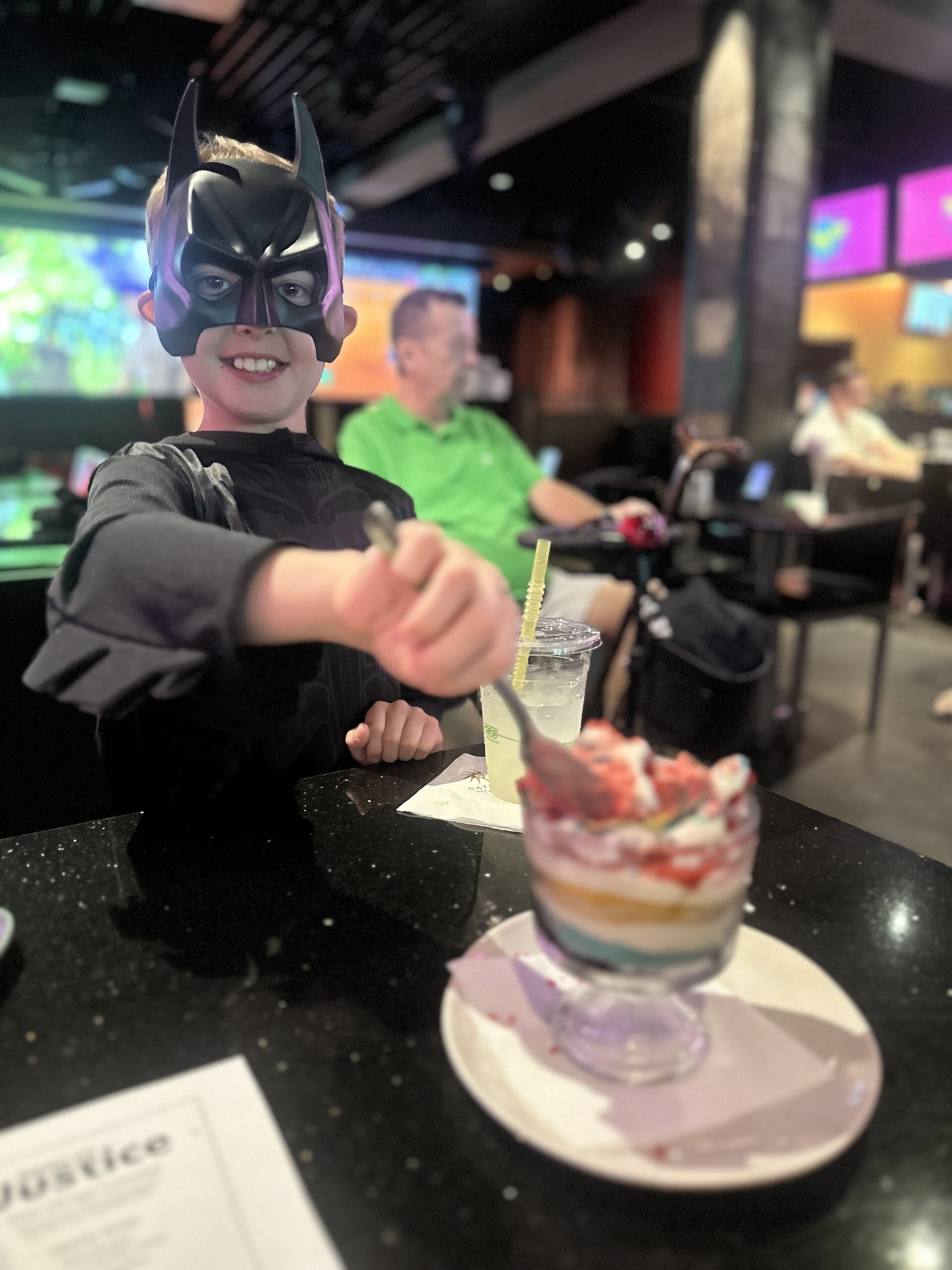 Dessert with Batman