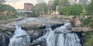 Falls Park Greenville SC
