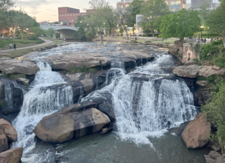 Falls Park Greenville SC