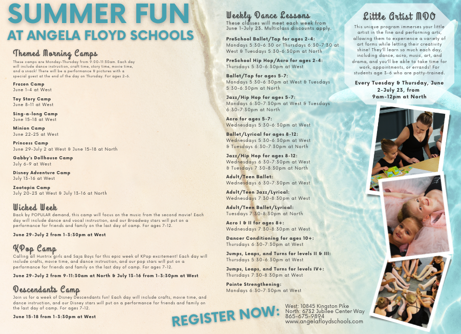 Summer Camps Angela Floyd Schools