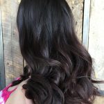 All Over Dark Brown Women's Hair Color with Long Layered Hair Cut and Flat Iron Curls - Reverence Hair Studio in Knoxville, TN.jpeg
